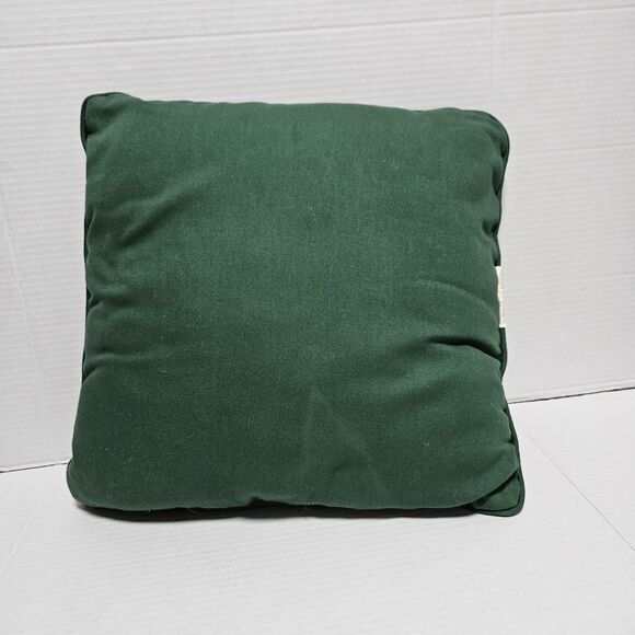 American Weavers Throw Pillow Tapestry Jolly Old Santa Claus Christmas Made USA - Picture 5 of 6